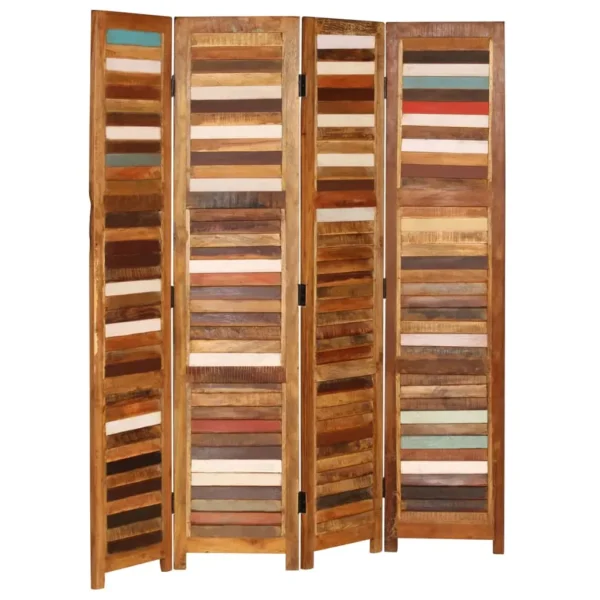 Room Divider Solid Reclaimed Wood 66.9" - Image 12