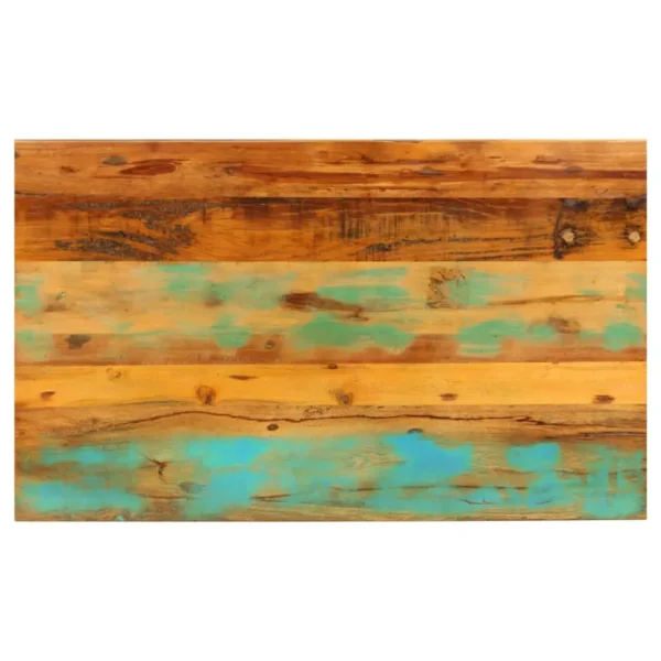 Coffee Table Multicolor Solid reclaimed wood 39.4x23.6x13.8 in - Image 5