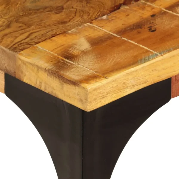 Coffee Table Multicolor Solid reclaimed wood 39.4x23.6x13.8 in - Image 8