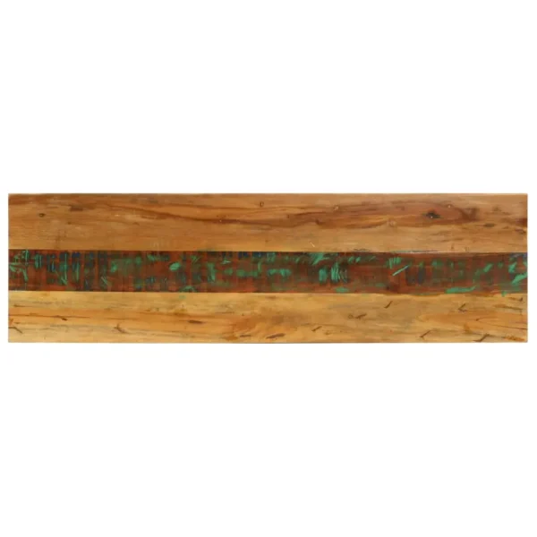 Console Table Multicolour Reclaimed wood, Powder-coated steel - Image 5