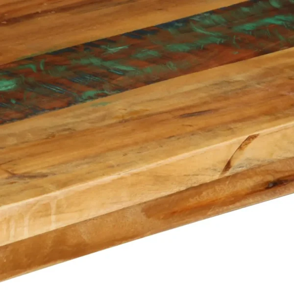 Console Table Multicolour Reclaimed wood, Powder-coated steel - Image 7
