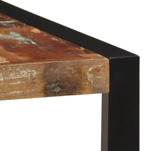 Dining Table Unique due to reclaimed wood (multicoloured) - Image 4