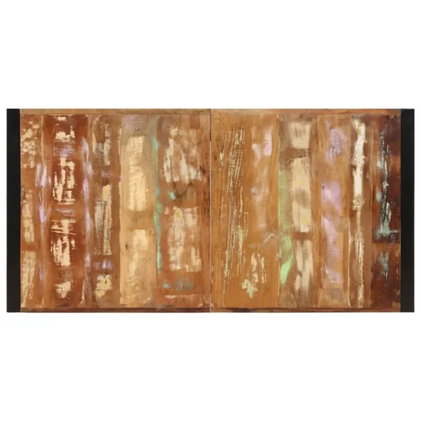 Dining Table Unique due to reclaimed wood (multicoloured) - Image 6