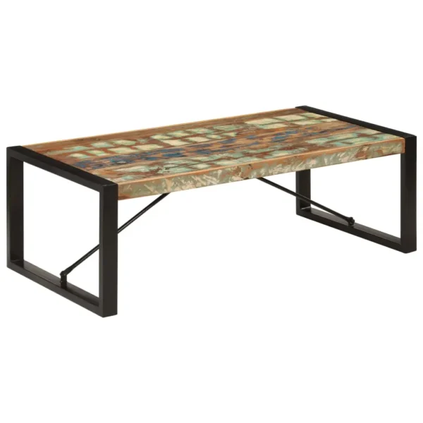 Coffee Table Multicolor Solid Reclaimed Wood 47.2 in long Durable