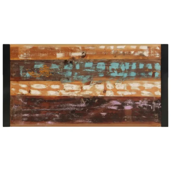 Coffee Table Multicolor Solid Reclaimed Wood 47.2 in long Durable - Image 3