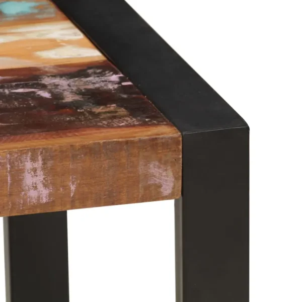 Coffee Table Multicolor Solid Reclaimed Wood 47.2 in long Durable - Image 4