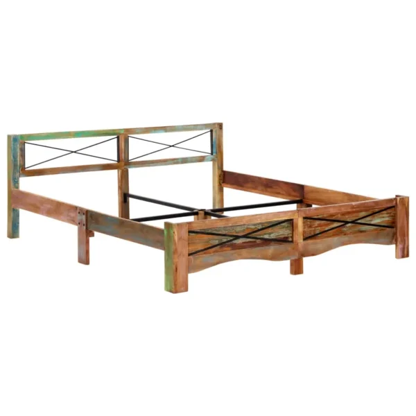  Bed Frame Mixed colors due to reclaimed wood Solid Reclaimed Wood - Image 8