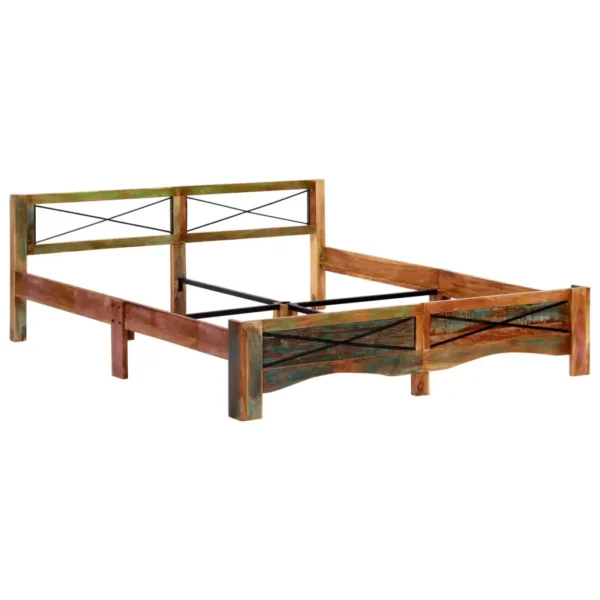  Bed Frame Mixed colors due to reclaimed wood Solid Reclaimed Wood - Image 10