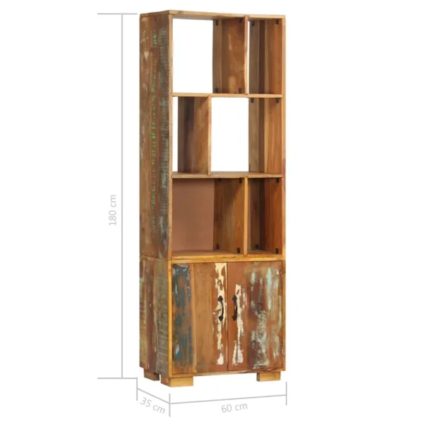  Bookshelf Varies due to reclaimed wood Solid reclaimed wood - Image 7