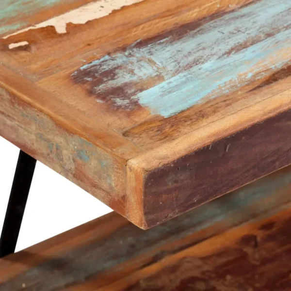 TV Cabinet Various wood tones Reclaimed Wood, Powder-Coated Iron - Image 3