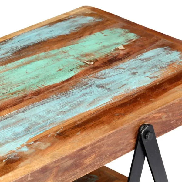 TV Cabinet Various wood tones Reclaimed Wood, Powder-Coated Iron - Image 4