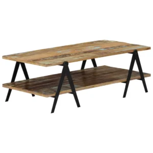  Coffee Table Varied hues from reclaimed wood