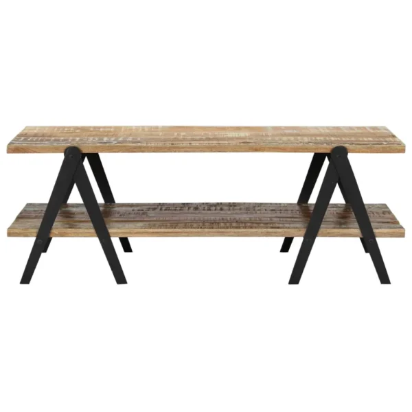  Coffee Table Varied hues from reclaimed wood - Image 3
