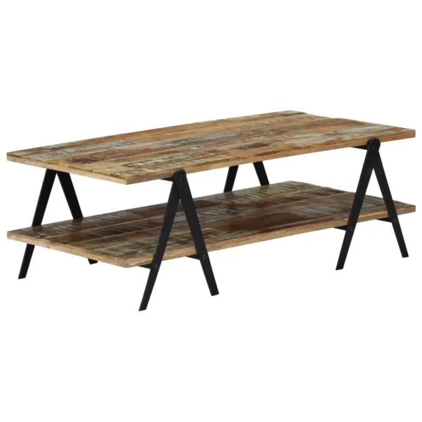  Coffee Table Varied hues from reclaimed wood - Image 9