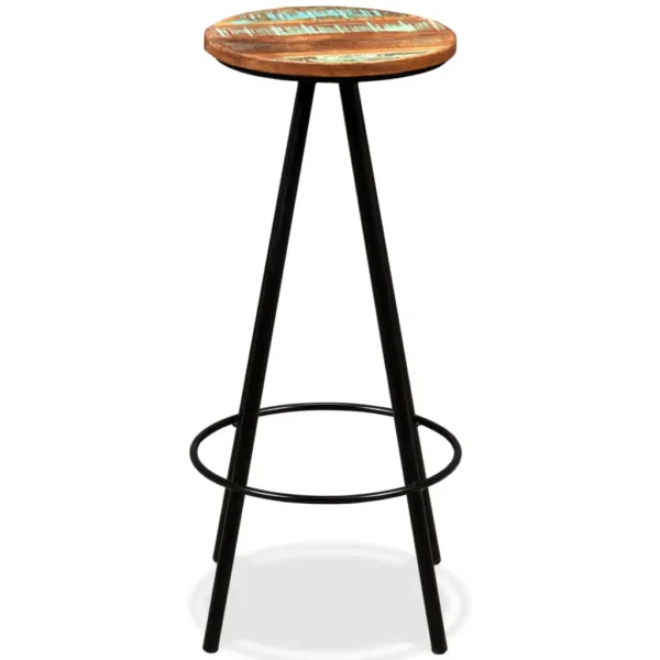  Bar Set Varied natural wood shades from reclaimed wood - Image 8