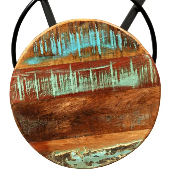  Bar Set Varied natural wood shades from reclaimed wood - Image 11
