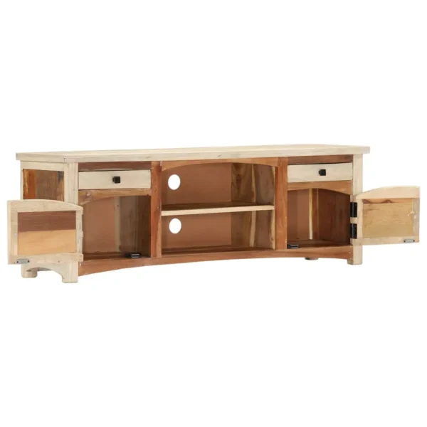 TV Cabinet Multicolor Solid reclaimed wood, mango wood, MDF Medium - Image 3