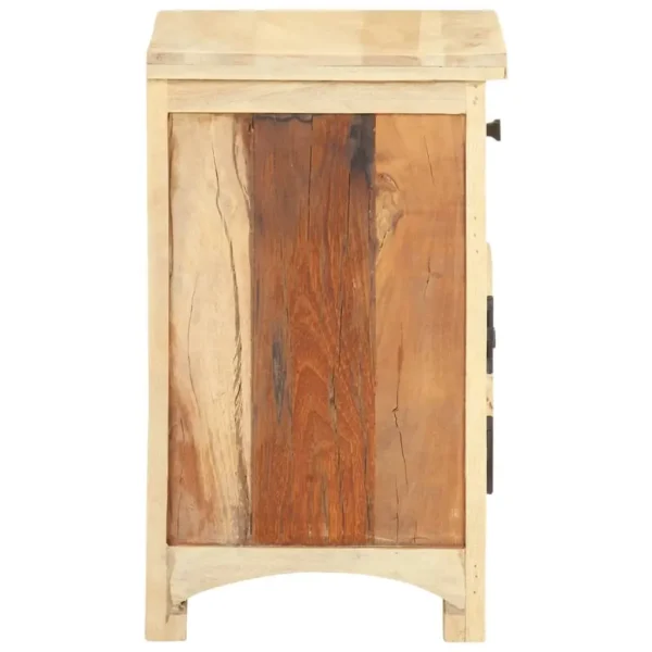  Bedside Cabinet Multicolor Solid reclaimed wood, mango wood, MDF - Image 4