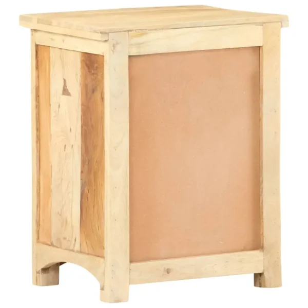  Bedside Cabinet Multicolor Solid reclaimed wood, mango wood, MDF - Image 5