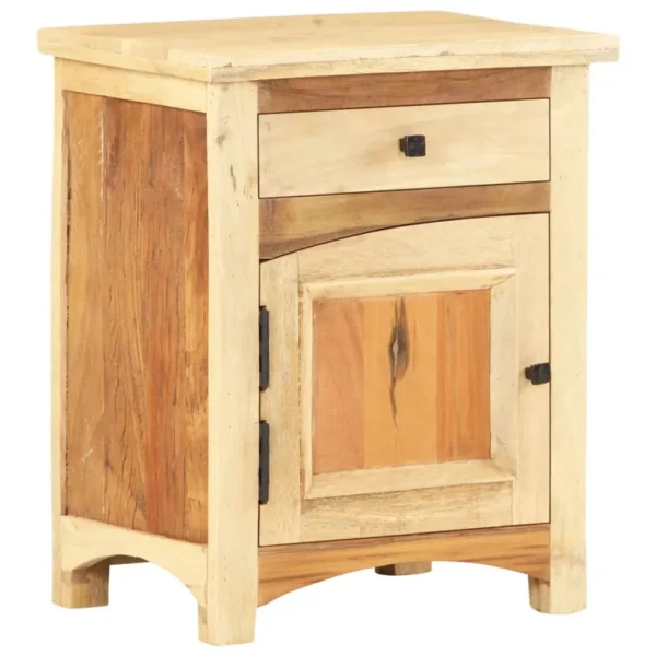 Bedside Cabinet Multicolor Solid reclaimed wood, mango wood, MDF - Image 11