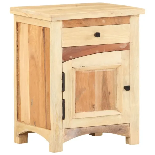  Bedside Cabinet Multicolor Solid reclaimed wood, mango wood, MDF - Image 12