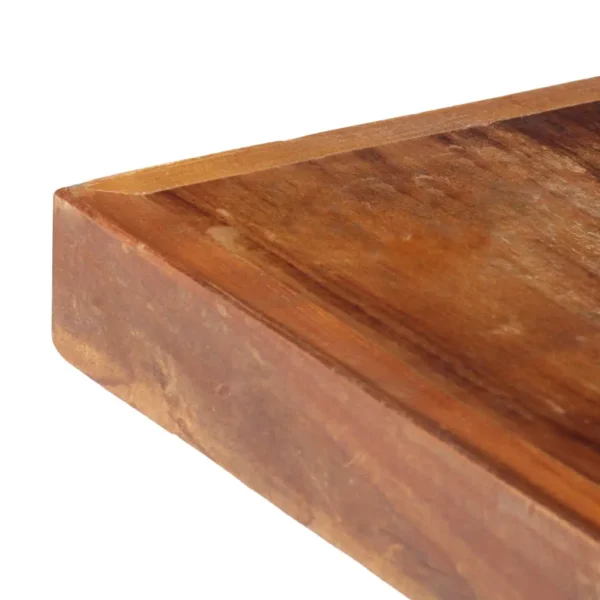  Dining Table Varied wood colors and black legs Reclaimed wood - Image 3