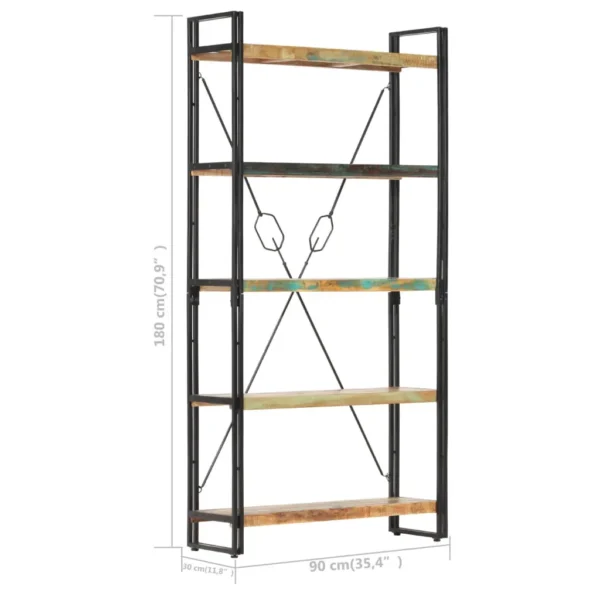 Bookcase Unique colors from reclaimed wood - Image 6