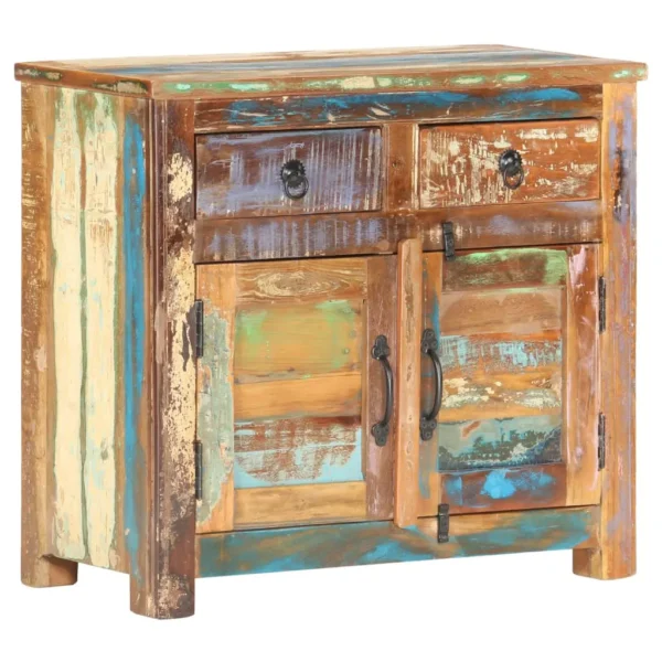  Sideboard Multicolour Solid Reclaimed Wood - Image 10