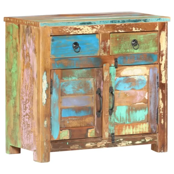  Sideboard Multicolour Solid Reclaimed Wood - Image 11