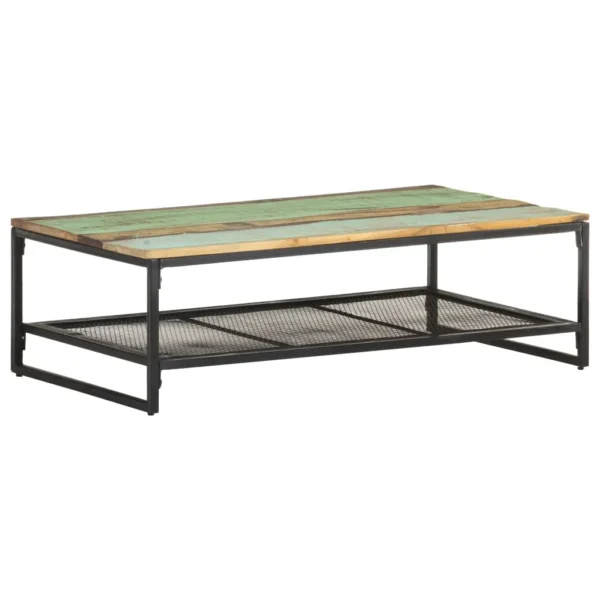  Coffee Table Reclaimed color Solid reclaimed wood, iron Medium - Image 7