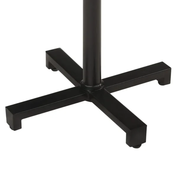 vidaXL Bistro Table Mixed Reclaimed wood and iron Compact Durable - Image 5
