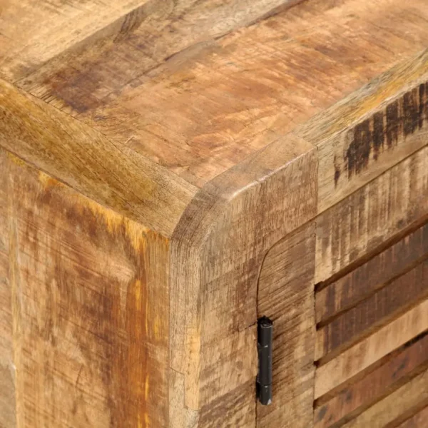 vidaXL TV Cabinet Natural wood tones Rough mango wood Standard - Image 5