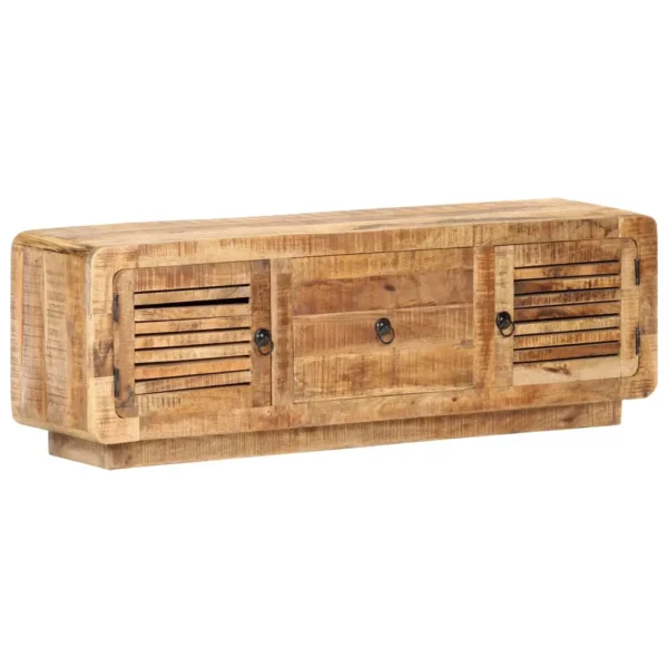 vidaXL TV Cabinet Natural wood tones Rough mango wood Standard - Image 10