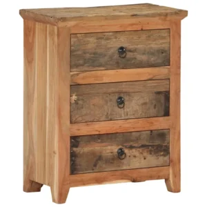  Sideboard Natural wood tones Solid acacia wood, solid reclaimed wood