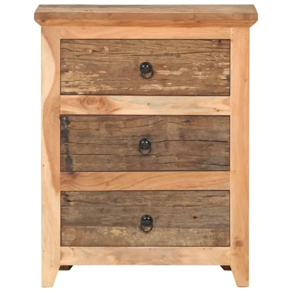  Sideboard Natural wood tones Solid acacia wood, solid reclaimed wood - Image 2