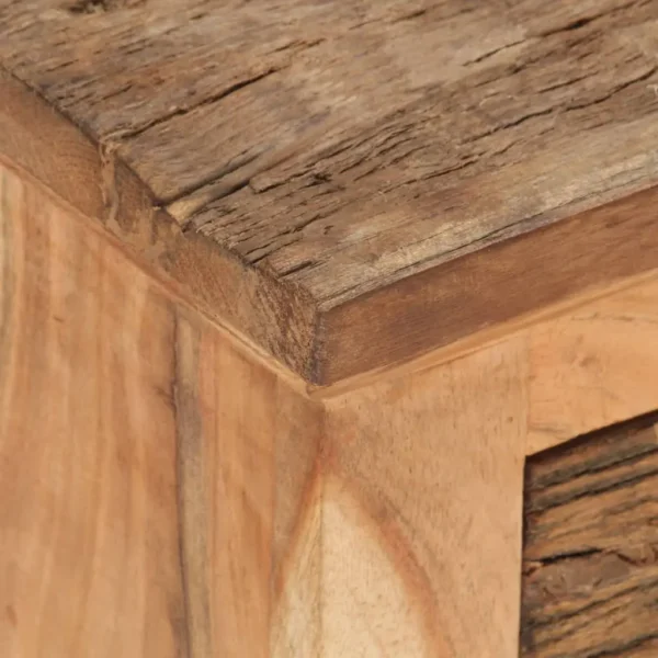  Sideboard Natural wood tones Solid acacia wood, solid reclaimed wood - Image 5