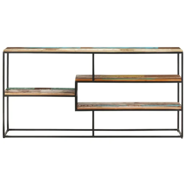 vidaXL Sideboard Mixed-color Solid reclaimed wood, powder-coated steel - Image 2