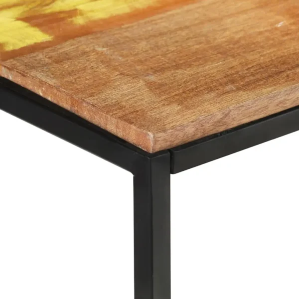vidaXL Sideboard Mixed-color Solid reclaimed wood, powder-coated steel - Image 4