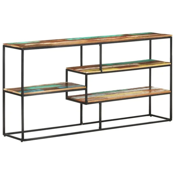 vidaXL Sideboard Mixed-color Solid reclaimed wood, powder-coated steel - Image 6