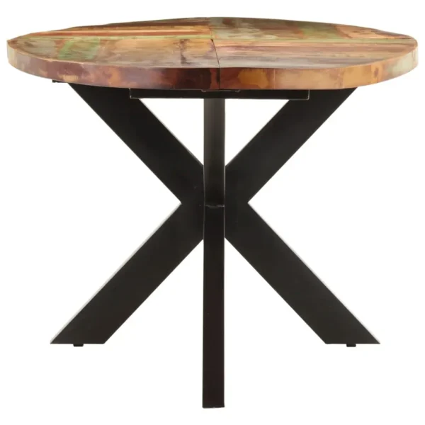  Dining Table Varied colors from reclaimed wood Solid reclaimed wood - Image 3