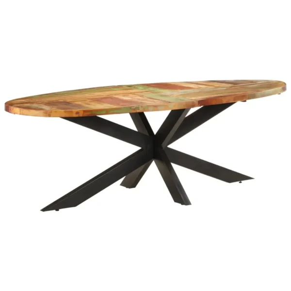  Dining Table Varied colors from reclaimed wood Solid reclaimed wood - Image 8