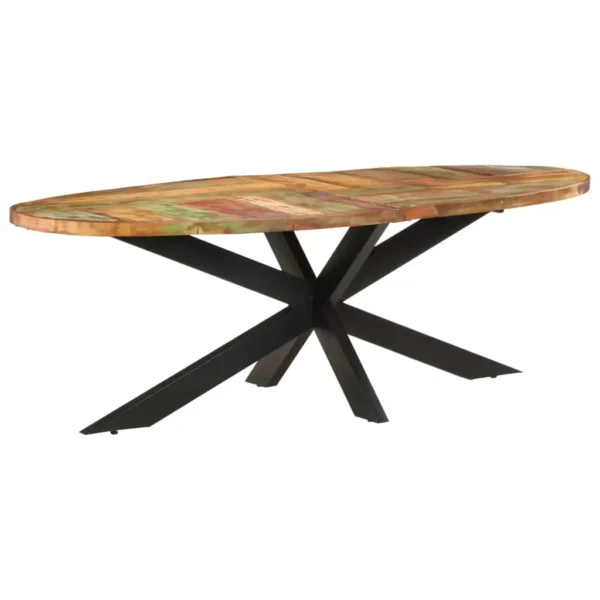  Dining Table Varied colors from reclaimed wood Solid reclaimed wood - Image 9
