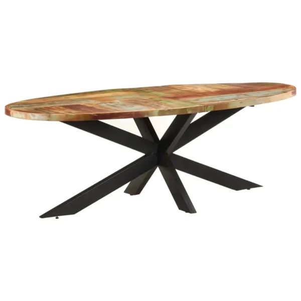  Dining Table Varied colors from reclaimed wood Solid reclaimed wood - Image 10