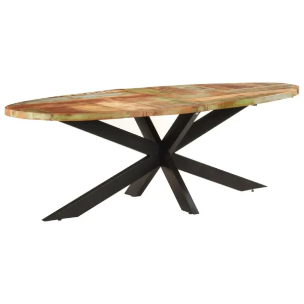  Dining Table Varied colors from reclaimed wood Solid reclaimed wood - Image 11
