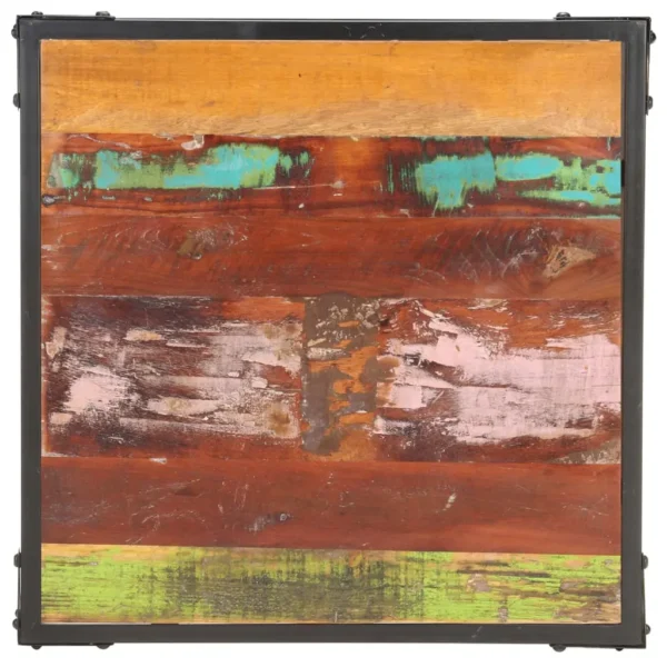 Coffee Table Mixed color Solid reclaimed wood and iron Medium - Image 3