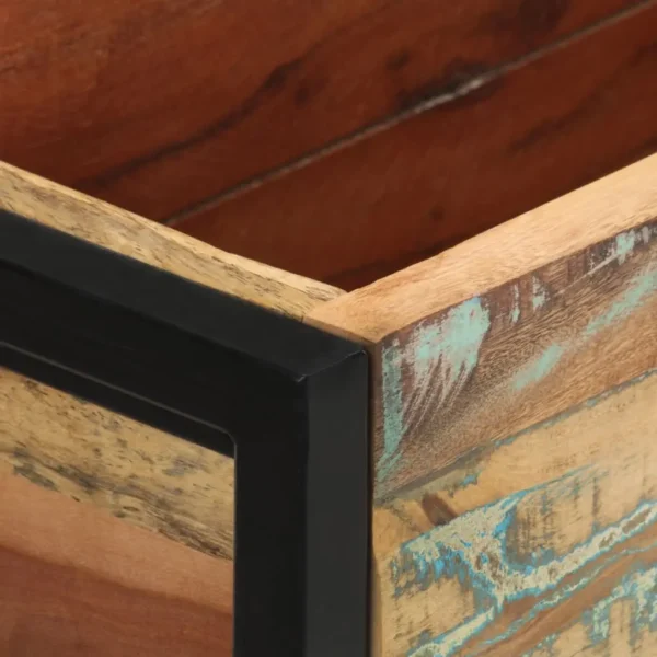 Planter Multicolor Solid reclaimed wood Medium Decorative Inlays - Image 4
