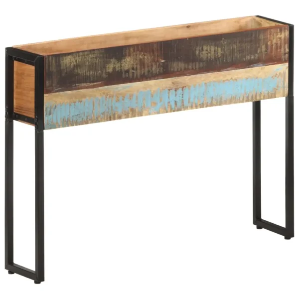 Planter Multicolor Solid reclaimed wood Medium Decorative Inlays - Image 6
