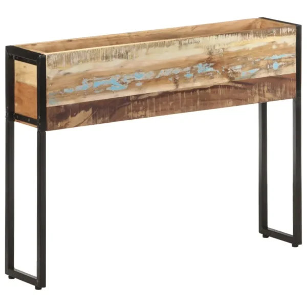 Planter Multicolor Solid reclaimed wood Medium Decorative Inlays - Image 9