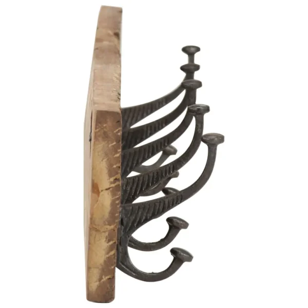 Hall Hanger Natural Wood Solid Reclaimed Wood Medium - Image 3