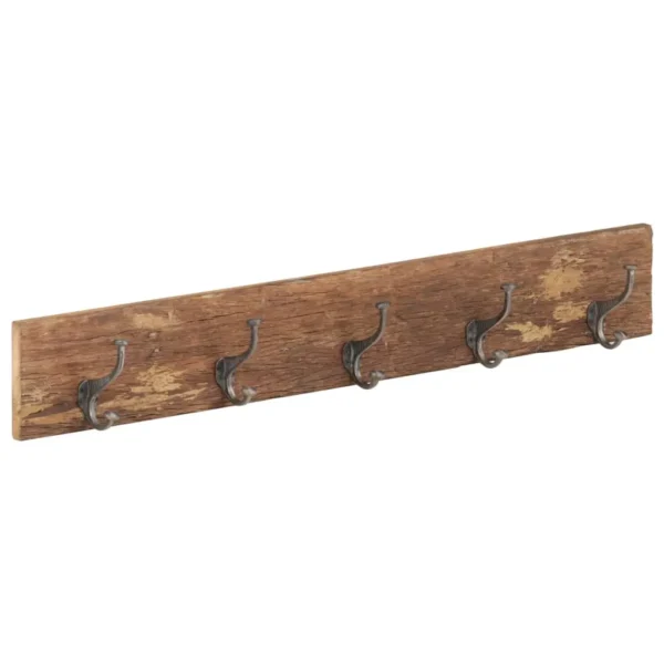 Hall Hanger Natural Wood Solid Reclaimed Wood Medium - Image 9